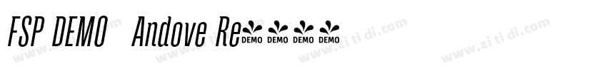 FSP DEMO   Andove Re字体转换